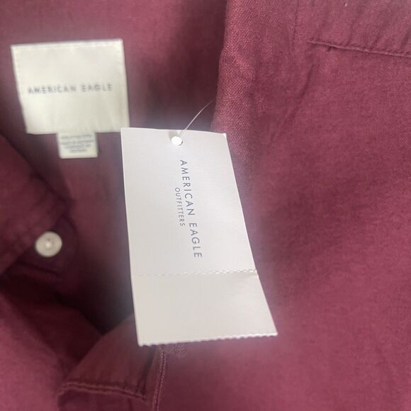 AMERICAN EAGLE AE Mens Everyday Button Down Shirt Size XXL Preppy Casual Office - Picture 6 of 14
